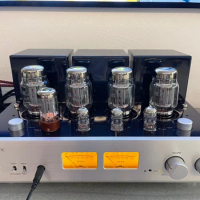 NEW MUZISHARE latest X7 KT88 Push-Pull tube amplifier Balanced version HIFI GZ34 Lamp Amp Best Selling With Phono and Remote
