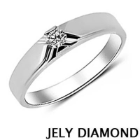 JELY 光芒0.10克拉經典美鑽戒