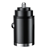100W USB Car Charger Mini Invisible Car Charger Fast Charging Suitable for Apple/Xiaomi/Samsung/Huawei Mobile Phones