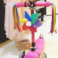 1Pairs Handlebar Streamers Tassel Ribbons for Kids Bicycle Tricycle Girls Boys Scooter Handlebar Children Cycling Accesories