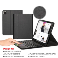 Fashion Keyboard Case for iPad Pro 11 2020 2018 Trackpad Round Keycap Touchpad Keyboard for ipad 10.2