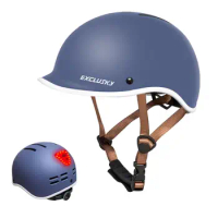 High Quality Cycling Helmet With Light Bicycle Helmet MTB Reflective sticker E-Bike Bike Helmet