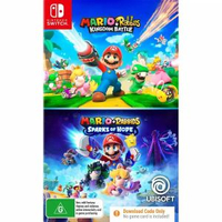 任天堂 - Switch 孖寶兄弟 瑪利歐 + 瘋狂兔子: 王國之戰 & 希望之星 Mario + Rabbids: Kingdom Battle & Sparks of Hope 合輯 (中文/ 英