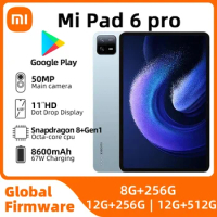 Xiaomi Pad 6 pro Mi Tablet Android RAM 12GB ROM 256GB Qualcomm Snapdragon8+ 11 inches 2880x1800 original used Mi Tablet