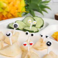 Tusukan Bento Buah Hiasan / Garpu Bento Karakter / Hiasan Bento Anak