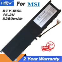 New BTY-M6L Laptop Battery For MSI GS65 GS75 Stealth Thin 8RF 8RE PS63 P65 P75 Creator 8RC 8SC 9SC 9SE MS-16Q3 Series