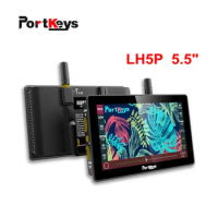 Portkeys LH5P II 4K HDMI 5.5 Inch on Camera Monitor 3D LUT Touch Screen 1920x1080 for BMPCC4/6K Canon Sony Panasonic Z CAM