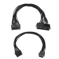 Motherboard Power Conversion Cable 24Pin to 18Pin, 8Pin to 12Pin, Support ATX Power Supply, Suitable for HP Z440 Z640