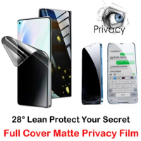 A53 Matte Anti Spy Privacy Hydrogel Film For Samsung Galaxy A40 A41 A42 5G A50 A50S A51 5G UW A52 A52S Auto Repair Guard