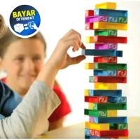 UNO STACO Balok Susun Mainan Tower Balok Susun Balok Game Image Permainan Toys