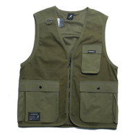 KANGOL 背心 中性 軍綠 工裝背心 男女 6255148372
