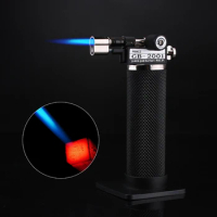 Windproof Flame Butane Gas Lighter Refillable Adjustable Butane Jet Torch Lighter BBQ Tools Flame Ignition Tool