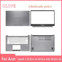 New For Acer Swift 3 SF314-54 SF314-54G SF314-56 Laptop LCD Back Cover Front Bezel Upper Palmrest Bottom Case Keyboard Hinges
