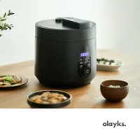 Olayks 3L High Pressure Cooker Mini Rice Cooker Hot Pot Food Warmer for 3 People 220V