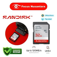 FOCUS NUSANTARA - SANDISK Ultra GO SDXC UHS-I 64GB 140mbps / 32GB 120mbps Memory Card Kamera GARANSI