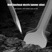 250mm Mata Bor Beton Bobok Panjang Mata Bor Tembok Beton SDS Plus Point Flat Chisel Mia