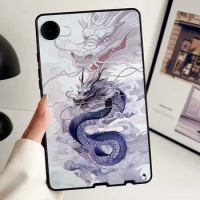 For Samsung Galaxy Tab A9 Case 8.7 inch Chinese Loong Dragon Matte Cover for Galaxy Tab S6 A7 Lite A8 A7 A8.0 2019 Funda Capa