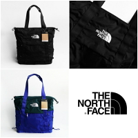 美國百分百【全新真品】The North Face 提袋 手拿袋 TNF 肩背包 LOGO 黑色/紫綠 CJ45
