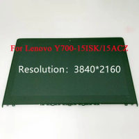 For Lenovo Ideapad Y700 15ISK Y700-15 Y700-15ACZ Laptop LCD Assembly Touch Screen Display 5D10K29634 5D10K25568 5D10K81625 156''