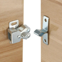 2x Cabinet Door Clips Wardrobe Cabinet Door Touch Beads Card Type Touch Beads Cabinet Locks Hardware Fittings Accessories