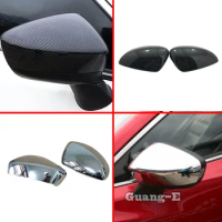 ABS Car Side Rearview Mirror Cover Decoration Trim Eyebrow Exterior Accessories For Mazda 6 Mazda6 Atenza 2020 2021 2022 2023