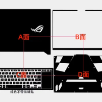For Asus Zenbook Pro 14 Duo UX8402 ZenBook Duo 15 2022 2023 DUO 16 Full Body Laptop Vinyl Decal Cover Sticker skin protector
