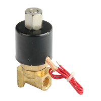 Normally Open Brass Solenoid Valve 220V AC Water Valve Home & Industrial Use
