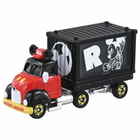 小禮堂 TOMICA多美小汽車 迪士尼 米奇 造型貨櫃車 玩具車 模型車 (黑)