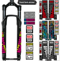 Rockshox PIKE Mountain Bicycle Front Fork Sticker MTB Waterproof Decorative Sticker Road Bike Fork Decals Cycling Accessories