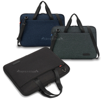 MACBOOK 15.6吋 輕薄簡約風 肩背/手提平板筆電包 大容量商務公事包 雙拉鏈防潑水