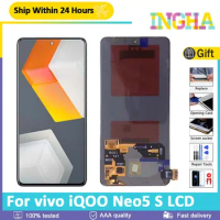 Original AMOLED 6.62" For vivo iQOO Neo5 S LCD Touch Screen Digitizer Assembly Parts For vivo iQOO Neo 5S Display Replacement