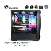 Bykski Water Cooling Distro Plate Kit for Antec DF500 Chassis Case CPU GPU RGB RGV-Antec-DF500-P