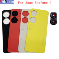 Battery Cover Rear Door Housing Case For Asus Zenfone 9 Back Cover with Logo Replacement Parts