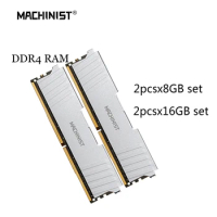 MACHINIST DDR4 RAM 8GB 16GB 2133MHz 2666MHZ Desktop or 2133 ECC REG Server Memory 16G Rams