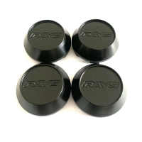 [Leno Car Parts] ฝาศูนย์ล้อรถรังสี64มม. 4ชิ้นโลโก้สีแดงเหมาะสำหรับ Volk Racing CE28n TE37 ZE40 G25 T