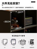 復古風梳化側邊櫃實木格子櫃書架客廳落地櫃矮櫃儲物櫃卡萊克書櫃