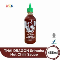 THAI DRAGON Sriracha Hot Chilli Sauce 455ml | Saus Cabai Thailand Pedas Gurih Halal Premium