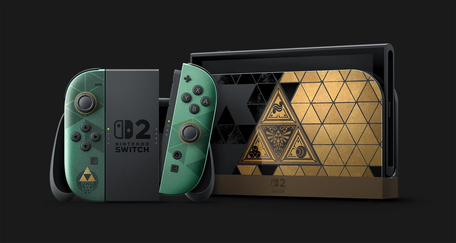 任天堂、「ゼルダの伝説」40周年記念Switch 2を発表——ゴールドと