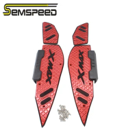Semspeed Left Right 2PCS Motorcycle accessories XMAX 250 300 400 2017-2019 2020 For Yamaha Foot Pegs Footrest Step Pedal plate