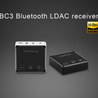 HX BC3 ES9018Q2C Hi-Res Audio Wireless Bluetooth LDAC Receiver with Headphone/OPT/Line Output