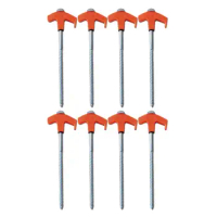 Cordless Drill Tent Stakes Ground Stake for Tent Heavy-duty Metal Camping Stakes Set for Canopy Gazebo Superior Grip for Grass