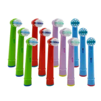 12pcs Replacement Kids Children Tooth Brush Heads For Oral B Eb-10a Pro-health Stages Electric Toothbrush Oral Care 3d Exce