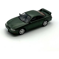 ☆勳寶玩具舖【現貨】DIECAST MASTERS 1/64 日產 Nissan Silvia S14 綠色 左駕