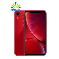 Used Unlocked Cell phone Apple iPhone XR 6.1" Face ID 3GB+64GB/128GB/256GB 4G LTE A12 CPU 7nm With Face ID