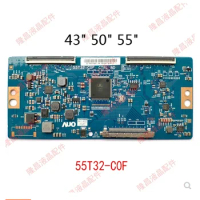 Original 55T32-C0F CTRL BD T-con Board for 43" 50" 55" TV Replacement Part 55T32-COF Logic Board