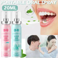 Fruity Breath Peach Mint Breath Freshener Spray Halitosis Refreshing Odor Care Treatment 20ml Freshener Liquid Spray Mouth Z9s7