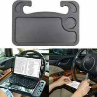 Portable Car Laptop Computer Desk Mount Stand Eat Work Table Steering Wheel Dining Table Bracket Drink Food Coffee Tray Board