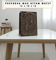PAPERBAG MUG MOTIF UK 12X10X16 PAPERBAG MOTIF BATIK TAS KERTAS MOTIF BATIK PAPERBAG HAMPERE MOTIF BA