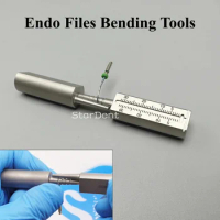 Dental Endodontic Files Bender Root Canal File Pre-bender Bending Measuring Stainless Steel Tools