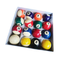 16x Billiard Balls Set Pool Balls Set Adults Lightweight Pool Table Accessories American Billiard Balls for Leisure Sports Home